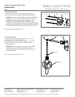 Предварительный просмотр 6 страницы WAC Lighting Grand Accent 5212 Installation Instruction