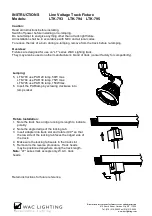 Preview for 3 page of WAC Lighting HTK-793 Instructions