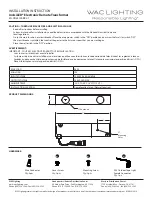 Предварительный просмотр 1 страницы WAC Lighting InvisiLED EN-OD24100-RB2-T Installation Instruction