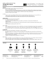 WAC Lighting Modern Forms 708-LED Installation Instruction preview