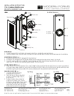 Preview for 2 page of WAC Lighting MODERN FORMS 716 Series Installation Instruction