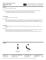 WAC Lighting Modern Forms FL-1850 Installation Instruction предпросмотр