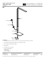 Preview for 2 page of WAC Lighting Modern Forms FL-1850 Installation Instruction