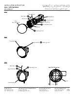 Preview for 2 page of WAC Lighting Responsible Lighting Axis Installation Instruction