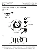 Предварительный просмотр 2 страницы WAC Lighting Silo X10 Installation Instruction