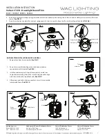 Preview for 2 page of WAC Lighting Volta R4RD1T Installation Instruction