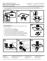 Preview for 3 page of WAC Lighting Volta R4RD1T Installation Instruction