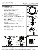 Preview for 4 page of WAC Lighting Volta R4RD1T Installation Instruction