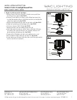 Preview for 5 page of WAC Lighting Volta R4RD1T Installation Instruction