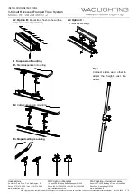 Предварительный просмотр 2 страницы WAC Lighting WT1M Installation Instructions Manual