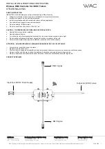 WAC CTR-WDMX-24VDC Installation Instruction предпросмотр