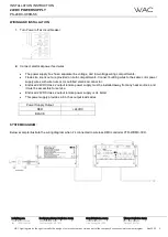 Preview for 2 page of WAC PS-24DC-U96R-S6 Installation Instruction