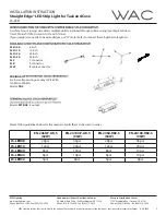 Предварительный просмотр 2 страницы WAC Straight Edge LS-LED08 Installation Instructions