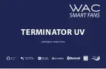 Preview for 1 page of WAC TERMINATOR UV Installation Instructions Manual