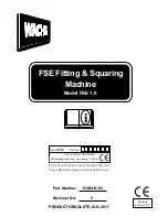 Wachs FSE 1.0 Operating Instructions Manual preview