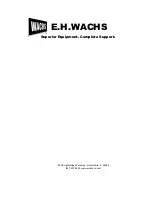 Предварительный просмотр 68 страницы Wachs Trav-L-Cutter HE User Manual