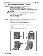 Preview for 16 page of Wacker Neuson AD 75LGR Operator'S Manual