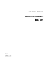 Wacker Neuson BS 30 Operator'S Manual preview