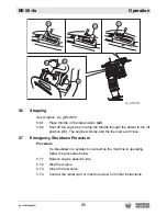 Предварительный просмотр 31 страницы Wacker Neuson BS 50-4s Operator'S Manual