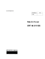 Preview for 1 page of Wacker Neuson CRT 48-31V-ES Operator'S Manual