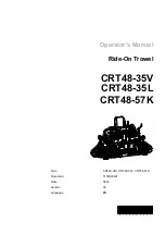 Wacker Neuson CRT48-35L Operator'S Manual preview