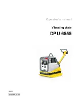 Preview for 1 page of Wacker Neuson DPU 6555 Operator'S Manual