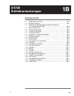 Preview for 21 page of Wacker Neuson DS720 Operator'S Manual / Parts Book