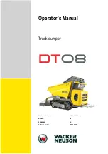 Preview for 1 page of Wacker Neuson DT08-D Operator'S Manual