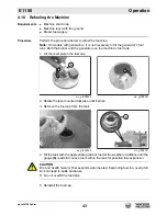 Предварительный просмотр 43 страницы Wacker Neuson E1100 Operator'S Manual