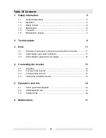 Предварительный просмотр 4 страницы Wacker Neuson FUE 5/042/200 Operator'S Manual