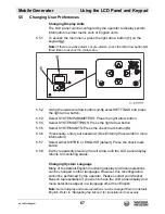 Предварительный просмотр 67 страницы Wacker Neuson G 100 Operator'S Manual