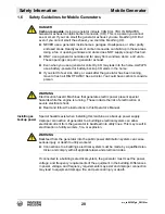 Preview for 20 page of Wacker Neuson G 230 Operator'S Manual