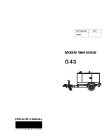 Wacker Neuson G 43 Operator'S Manual preview