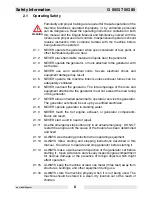 Preview for 8 page of Wacker Neuson G70 Operator'S Manual
