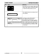 Preview for 23 page of Wacker Neuson G70 Operator'S Manual