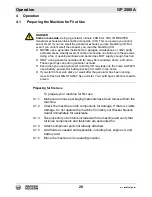 Preview for 20 page of Wacker Neuson GP 2500A User Manual