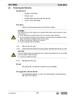 Preview for 21 page of Wacker Neuson GP 2500A User Manual