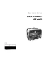 Wacker Neuson GP 4000 Operator'S Manual preview