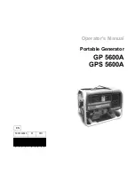 Wacker Neuson GP 5600A Operator'S Manual preview