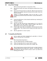 Preview for 43 page of Wacker Neuson GP 5600A Operator'S Manual