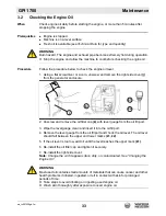 Preview for 33 page of Wacker Neuson GPi 1700 Operator'S Manual