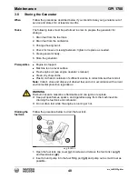 Preview for 40 page of Wacker Neuson GPi 1700 Operator'S Manual