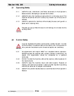 Preview for 6 page of Wacker Neuson HAL 300 Operator'S Manual