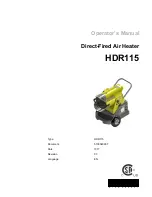 Wacker Neuson HDR115 Operator'S Manual preview