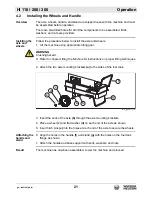 Предварительный просмотр 21 страницы Wacker Neuson HI 110D Operator'S Manual