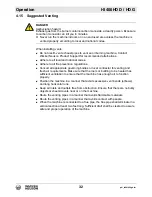 Preview for 32 page of Wacker Neuson HI 400 HD D Operator'S Manual