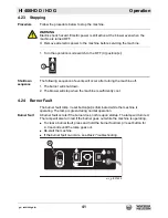 Preview for 41 page of Wacker Neuson HI 400 HD D Operator'S Manual