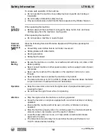 Preview for 10 page of Wacker Neuson LTN6L-V Operator'S Manual