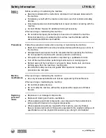 Preview for 12 page of Wacker Neuson LTN6L-V Operator'S Manual