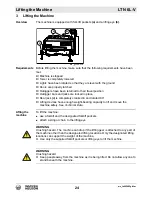 Preview for 24 page of Wacker Neuson LTN6L-V Operator'S Manual